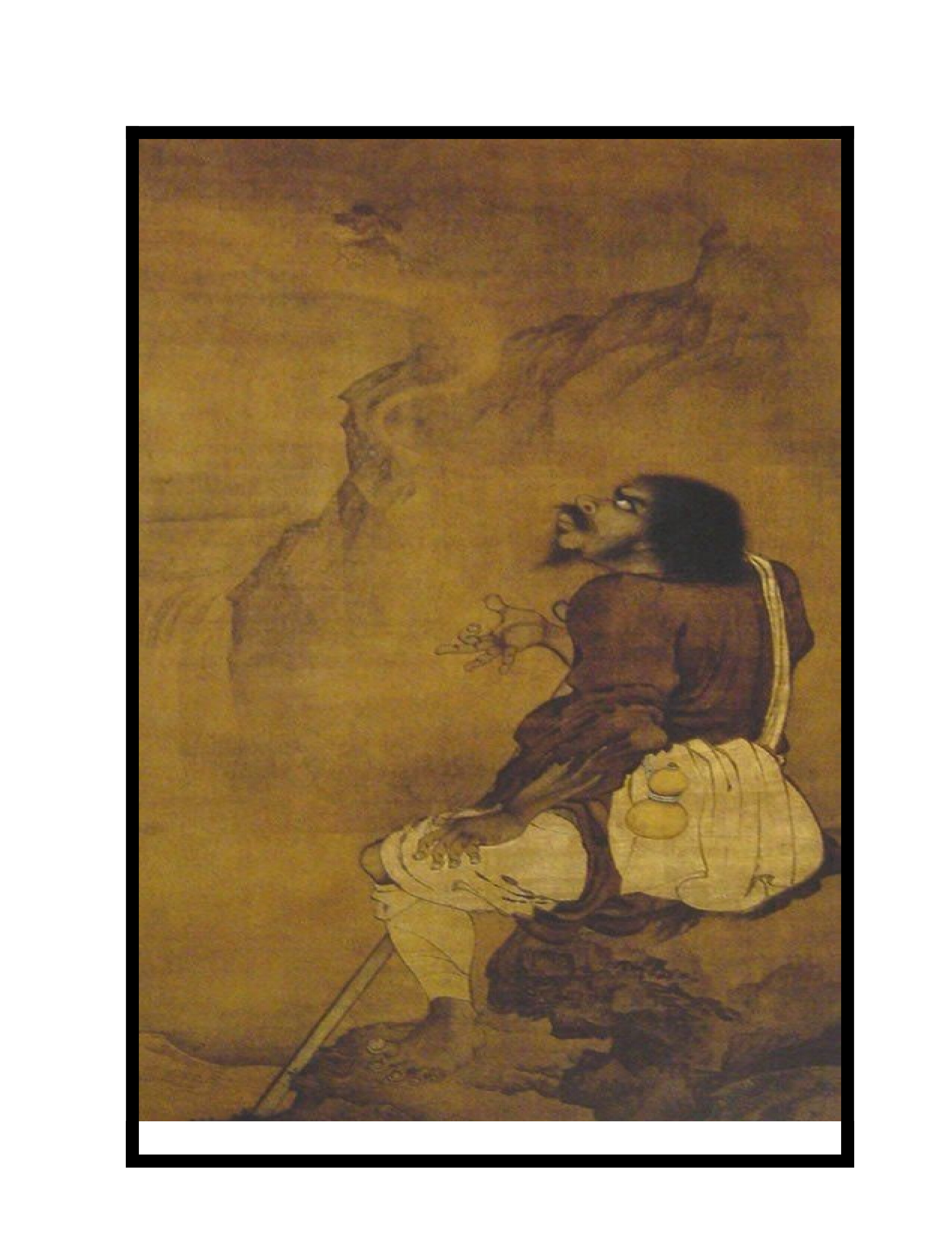 Li Tieliguai, mythical black complexioned figure in Chinese Taoist folklore. 