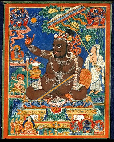 Virupa, the black Indian Lord of Yoga. 9th century.